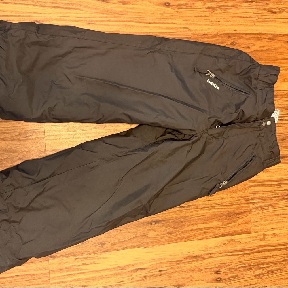 Boys Black Insulated Snow Pants